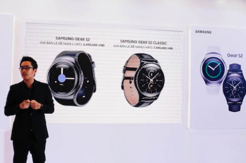 Bộ đôi Samsung Gear S2 có giá từ 6,5 triệu đồng tại Việt Nam