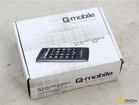 ‘Đập hộp’ Q-mobile S10 chạy Android 2.2