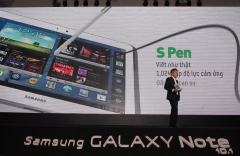 Galaxy Note 10.1 ra mắt tại Việt Nam