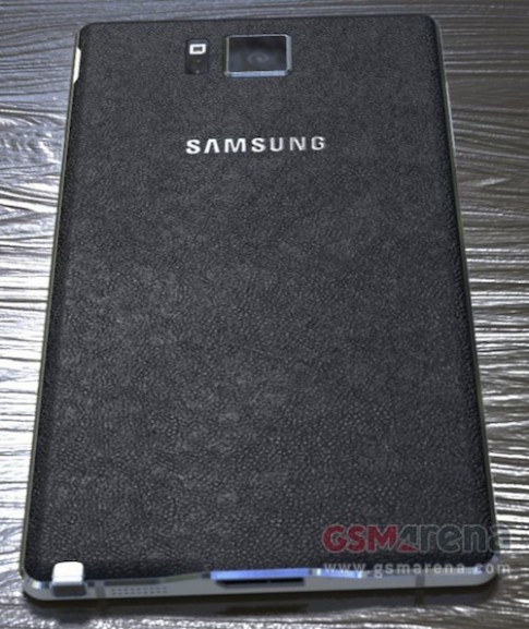 Galaxy Note 4 lộ diện với khung kim loại vuông vức