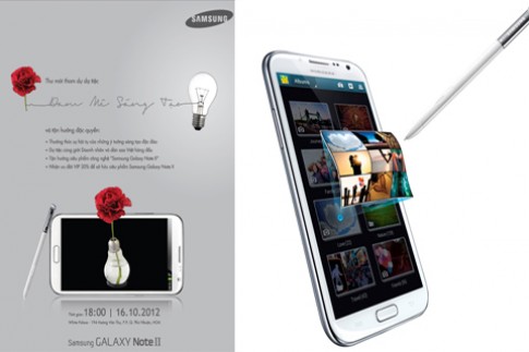 Galaxy Note II tuần sau ra mắt chính thức ở Việt Nam