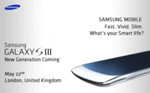 Galaxy S III có ảnh, ra mắt ngày 22/5 sắp tới