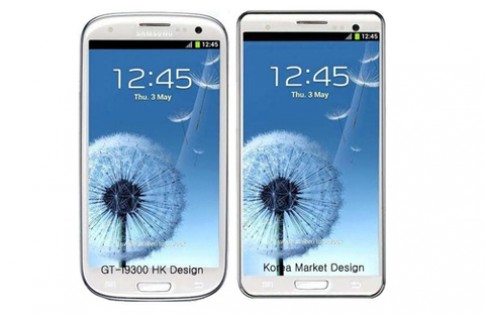 Galaxy S III Hàn Quốc dáng vuông