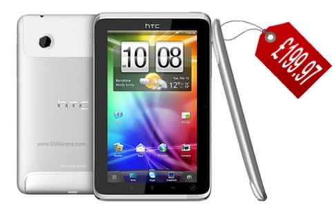 HTC Flyer tại Anh hạ giá còn 8,1 triệu