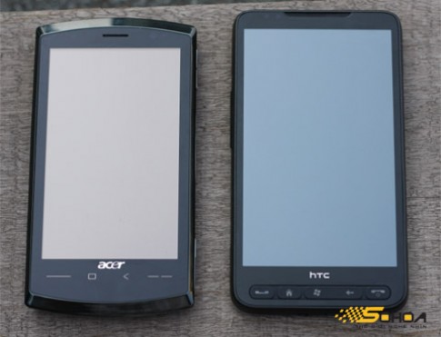 HTC HD2 vs. Acer neoTouch