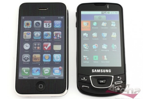 iPhone 3G vs. Samsung i7500 Galaxy