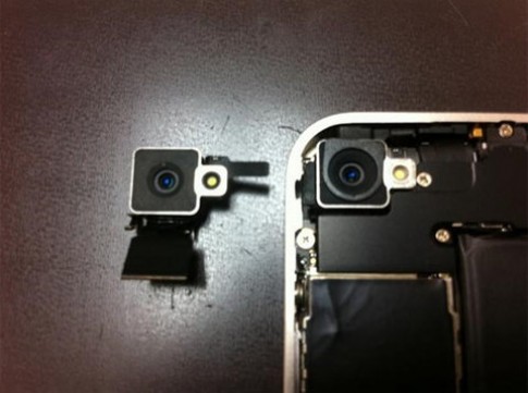 iPhone 4 màu trắng thay đổi camera và cảm biến