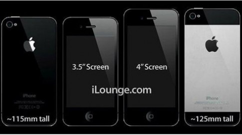 iPhone 5 sẽ mỏng và dài hơn 4S