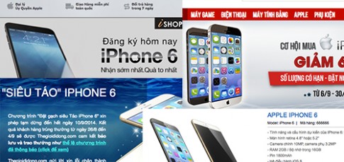 iPhone 6 chưa ra, cửa hàng ở Việt Nam ồ ạt nhận đặt hàng