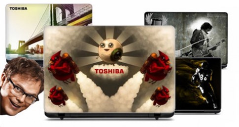 Laptop Toshiba phong cách độc