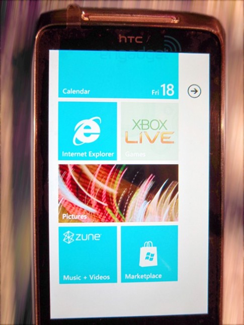 Lộ ảnh siêu phẩm HTC chạy Windows Phone 7