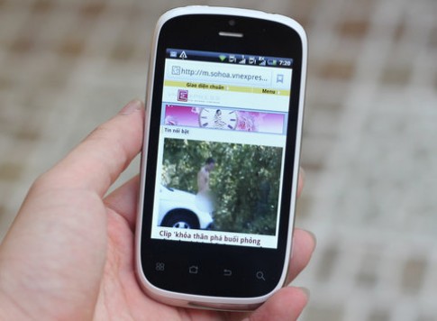 ‘Mở hộp’ smartphone Android 3G rẻ nhất Việt Nam 
