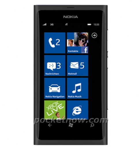 Nokia 800 giống N9 chạy Windows Phone