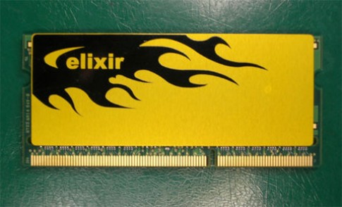 RAM DDR3 của Elixir có tính năng tản nhiệt