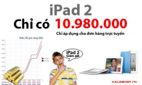 Shop Halo giảm giá iPad 2