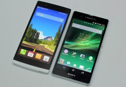 Sony Xperia Z đọ dáng với Oppo Find 5