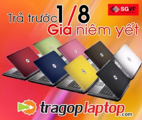 Trả góp laptop từ một phần tám trị giá sản phẩm