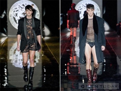 Versace gây “shock” với BST nội y ren dành cho nam giới