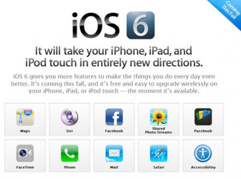 Video sử dụng iOS 6 Beta