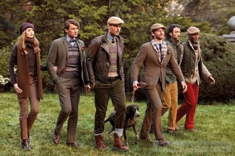Xu hướng thời trang nam mùa đông 2012 từ BST Polo Ralph Lauren