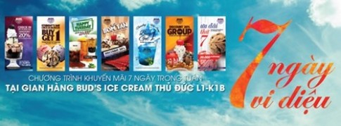 7 ngày vi diệu tại Bud’s Ice Cream