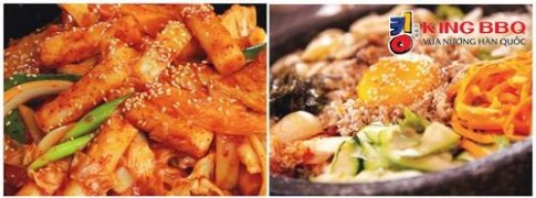 Bữa trưa Hàn Quốc tại King BBQ