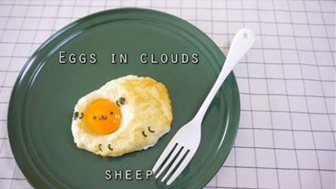 Cách làm món trứng trên mây đầy vi diệu
