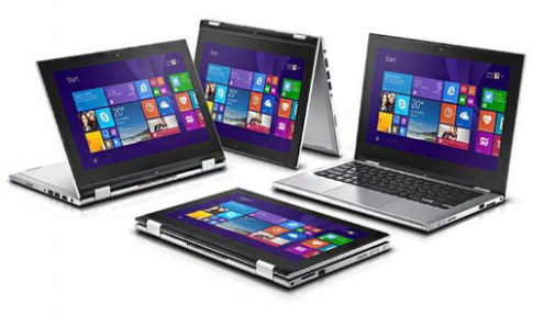 Laptop Dell Inspiron 3158 thiết kế xoay 360 độ