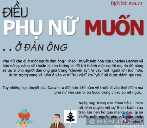 Những điều nàng muốn…ở đàn ông