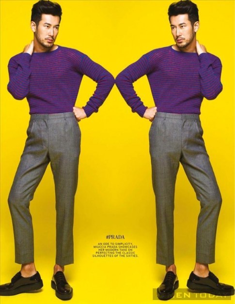 Rực rỡ sắc màu trong bộ ảnh thời trang nam thu đông trên L’Officiel Hommes
