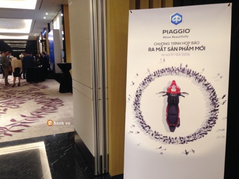 Sự kiện ra mắt mẫu xe tay ga mới của Piaggio Việt Nam