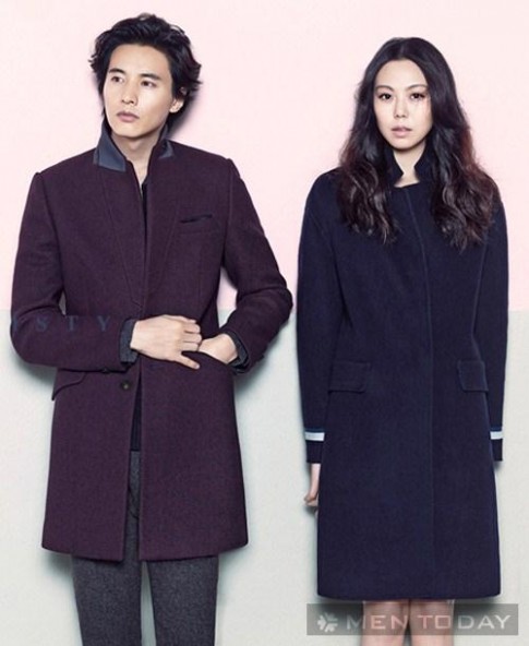 Won Bin – Kim Min Hee ấm áp với trang phục mùa đông của Chris Christy