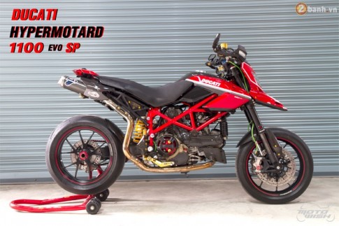 Ducati Hypermotard 1100 EVO SP với bản độ đầy sang chảnh