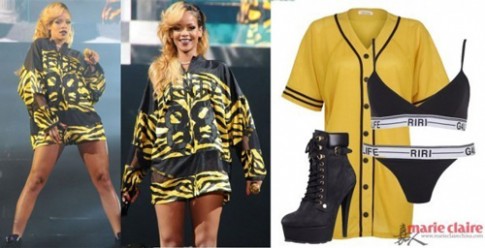 Học cách phối đồ chất lượng như Rihanna