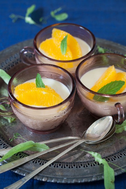 Panna cotta cam tuyệt hảo