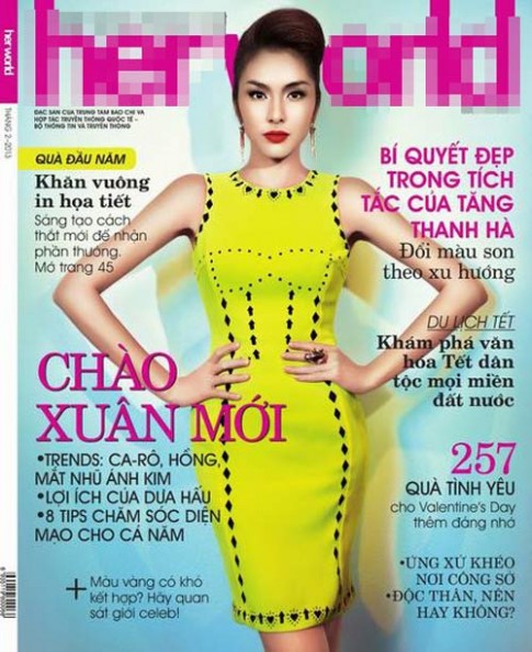 Tăng Thanh Hà - nữ hoàng tạp chí 2012