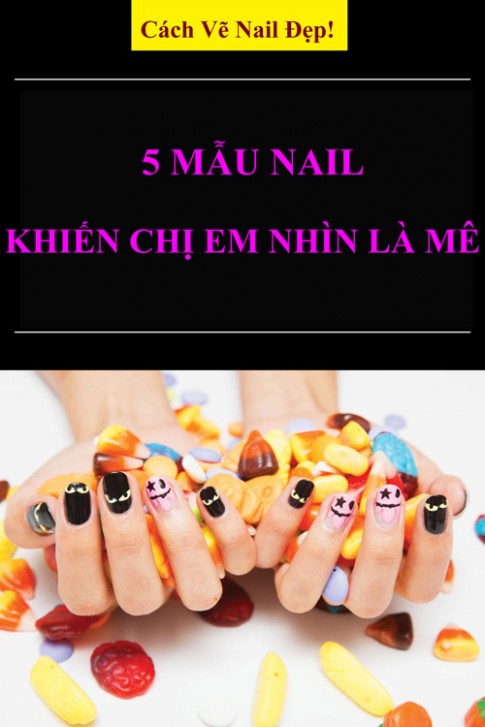 5 mẫu nail cho tay xinh khiến chàng mê mẩn