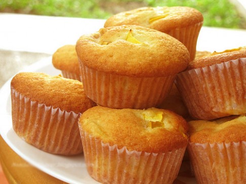 Hấp dẫn với bánh muffin xoài sữa chua