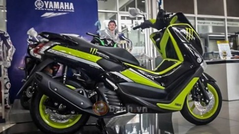 Lộ ảnh Yamaha NMax 155 2016 với phiên bản Monster và Movistar