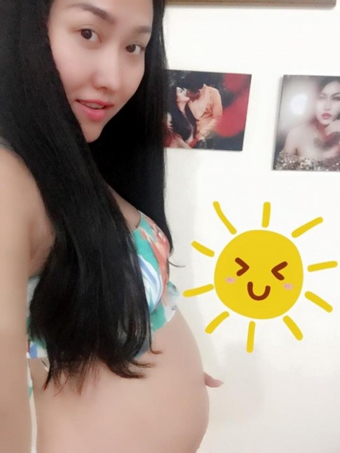 Phi Thanh Vân mặc bikini trước tin đồn mang thai giả