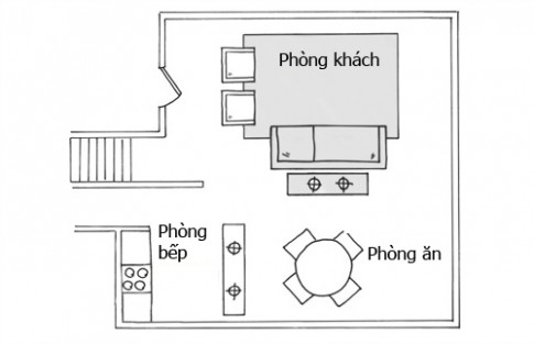 Thiết kế nhà chung cư 120m2 phù hợp cho gia đình trẻ