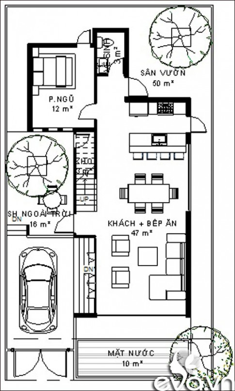 Xây nhà 144m2 hợp phong thủy tuổi Giáp Tý