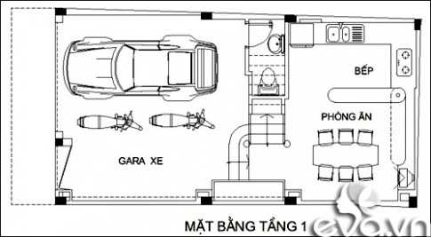 Xây nhà phố 55m2 xinh xắn