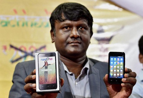 Ấn Độ ra smartphone rẻ nhất thế giới, giá gần 1,5 USD