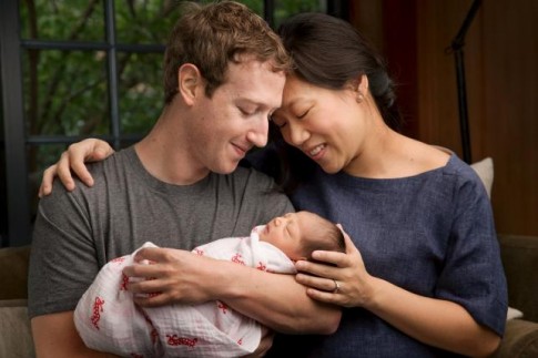 Đón con gái đầu lòng, ông chủ Facebook hiến 99% tài sản