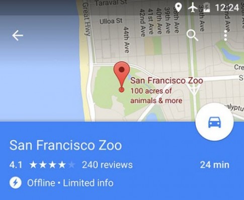 Dùng bản đồ Google không cần internet