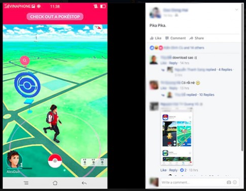 Game thủ Việt “phát sốt” với Pokémon GO!