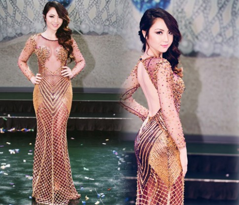 Hoa hậu châu Á tại Mỹ đọ độ gợi cảm với Lệ Quyên
