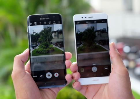 Huawei P9 đọ camera giấu mặt với Galaxy S7 edge