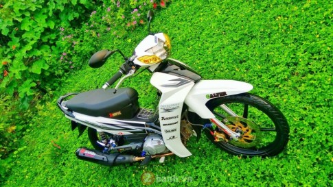 Sirius độ sạch và xanh của biker Long Khánh